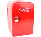 Mini Nevera 220v - 12v Capacidad 6 LATAS Color Rojo 18.8 x 26.4 x 29.5 cm Enfría y Calienta - SpazioLuzio