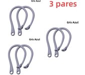 1 Pair Silicone Anti-lost Ear Hook for Apple AirPods 1 2 3 Pro Sports Anti-drop Ear Hook Wireless Earphone Ear Hook White Black