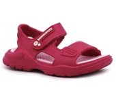 Sandalias playa BIOMECANICS 232290 con velcro en 4 colores; azul, fucsia, marino y aguamarina.
