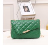 New Fashion Trend Lingge Embroidered Chain Crossbody Small Square Bag Single Shoulder Bag tote bag  beach bag