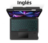 HUWEI Smart Keyboard Magic For iPad 10.2 Inch 9th 8th 7th Pro 11 12.9 Air 5th 4th Air3 10.5 Russian Spanish Voice Magnetic Case