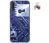 Tumundosmartphone Funda Gel Tpu para Samsung Galaxy A11 / M11 diseño Circuito Dibujos