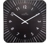 NeXtime Alex RC - Reloj de Pared (Metal y plástico, 0 cm), Color Negro