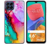 Funda Silicona para Samsung Galaxy M33 5G diseño Mármol 15 Dibujos