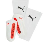 Espinillera Blanca PUMA ULTRA LIGHT SLEEVE WHITE-GLOWING RED