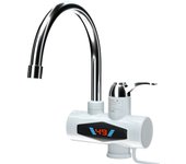 Grifo Eléctrico de Agua Caliente 220 V con Calentador de Agua y Pantalla LED
