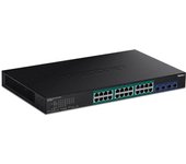 Switch Gestionable TRENDnet TPE-30284 24 Puertos/ RJ-45 Gigabit 10/100/1000/ PoE/ SFP