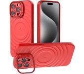 Magnetic Adjustable Lens Mount Phone Case For iPhone 16 15 14 13 Pro Max Plus For Magsafe Wireless Charger Soft Silicone Cover