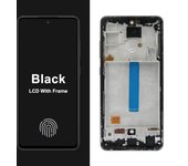 6.5" A52 5G AMOLED Display Screen with Frame for Samsung Galaxy A52 5G A526B Lcd Display Digital Touch Screen Replacement