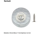 10pcs Clear Soft Furniture Chair Table Feet Leg Bottom Non-slip Anti-skid Glides Wooden Floor Protector Non-noise Screw on Pad