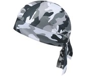 Camouflage headband, bandana, men's hat, cycling cap, sun protection, sports, breathable printed scarf, running and cycling cap