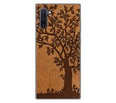 Tumundosmartphone Funda Gel Tpu para Samsung Galaxy Note10 diseño Cuero 03 Dibujos
