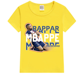 Brand Mbappe Avatar Printed Children's Clothing Summer Kid's Short-sleeved Sports Cotton T-shirt Personalized Baby Tops for Boys