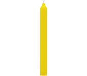 NQT Velas Cilíndricas 100% parafina y mecha de algodón puro sin perfume 22 cm y 17,5cm