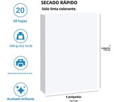 ESHANG High Quality A4 3R 4R 5R Glossy Photo Paper 200G 100/20sheets High Gloss Quick Dry for Canon Epson HP Inkjet Printer