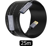 Cable de extensión activo USB 3.0 macho a hembra de con 3 chipsets de extensión，cable repetidor USB A con potenciador de señal, compatible con portátiles, discos duros, Xbox, PS4, Oculus Rift, VR y más（5m/10 m / 15m/20m/25m/30m）