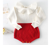 New Newborn Knitting Jumpsuit Baby Girl Boy Spring Autumn Clothes Cute Long Sleeve Sweater Romper Cotton Casual New born Outfits