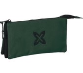 SAFTA | PORTATODO TRIPLE MUNICH BASICOS "VERDE" - Portatodo Licencia Oficial - Diseño Compacto - Ideal para Escuela y Oficina - Material Resistente - Cierre Seguro
