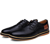 Genuine Leather Men Dress Shoes Oxfords Brogue Lace Up Italian Mens Casual Shoes Luxury Brand Moccasins Loafers Plus Size 38-48