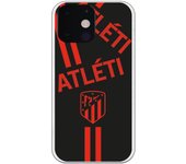 Funda original compatible con iPhone 13 Mini - ATM Fondo Negro Escudo Monocromo 20-21