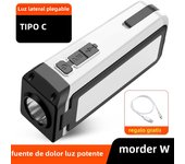 COB Work Light USB Rechargeable LED Flashlight Power Bank 18650 Portable Camping Lamp with Magnet Waterproof Lantern 4000mAh