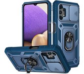 For Samsung Galaxy A15 A34 A14 A24 A25 A13 A33 A52 A53 A23 Case Slider Camera Protect 360 Full Protection Bracker