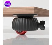 4Pcs New Furniture Casters Wheels Self Adhesive Pulley With Brakes Strong Load-bearing Universal Wheel 360° Rotation Type Mute
