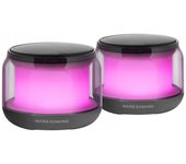 Mars gaming ms-aura altavoces bluetooth rgb - sonido envolvente 15w - dsp personalizado - iluminacion rgb 360º - bluetooth 5.3 - conexion jack - control intuitivo - color negro