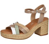 Shoes Sandalias Y Salones De Tacon marca Oh! My Sandals para mujer en color beig