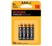 Blister pilas kodak alcalina xtralife aaa lr3 1.5v -  blister 4 pilas