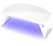 DAM. Lámpara de secado de uñas UV ultravioleta. Para esmaltes especiales tipo semipermantente, acrílico, etc. 13,1x1,9x6,7 cm