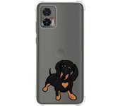 Funda Silicona Antigolpes para Motorola Edge 30 Neo 5G diseño Perros 04 Dibujos