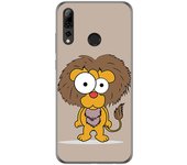 Tumundosmartphone Funda Gel Tpu para Huawei P Smart Plus 2019 diseño Leon Dibujos
