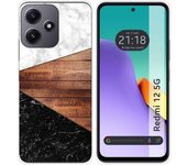 Funda Silicona para Xiaomi Redmi 12 5G diseño Mármol 11 Dibujos