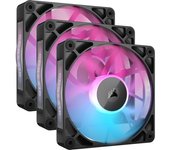 Corsair iCUE LINK RX120 RGB Carcasa del ordenador Ventilador 12 cm Negro 3 pieza(s)