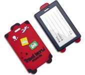 PVC soft rubber luggage tags, anti-lost tags, boarding machine identification tags, travel trolley case tags, -A-DH