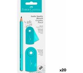 Set de Lápices Faber-Castell Turquesa (3 Piezas) (20 Unidades)