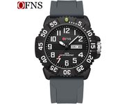 OFNS Top Brand Luxury Quartz Man Wristwatch Waterproof Luminous Date Silicone Men's Watches Sports Men Watch Casual Quartz Clock