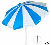 Sombrilla Aktive 220 x 230 x 220 cm (6 Unidades)