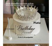 1/3/5 pcs Queen Princess Happy Birthday Acrylic Cake Topper Insert Queen Acrylic Cake Decoration Side Wedding Party Ornaments