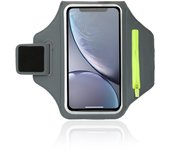 Bolsa de brazo de fitness con cierre de cremallera para Teléfono Celular y almacenamiento de auriculares Compatible con iPhone Samsung Xiaomi Accesorios para correr