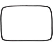 CABLEPELADO Junta Puerta Horno | Goma Universal | Medidas 490 mm ancho x 360 mm alto | Incluye 4 ganchos | Compatible con Bosch, Siemens, Neff, Constructa, Balay, Lynx, Siemens
