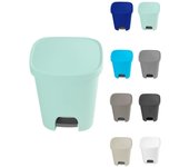 JARDIN202 - Cubo basura plástico Apertura con pedal 25 Litros | Cubo reciclar Mate 35x30x42 cm
