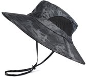 Sombrero Hombre Mujer Verano Ala Ancha Protección UV Gorro Pescador Bucket Hat para Safari, Senderismo, Playa, Ciclismo, Montañismo