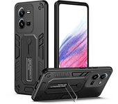 Shockproof Armor Soft Edges Case For VIVO V25 V25E Y16 Y35 Y33S Y22 Y22S Y21 Y21S Y33T T1X V29E 4G 5G Car Holder Phone Cover