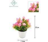 Poenia Arte Floral - Planta Artificial en Maceta 2PCS - Decoración Realista - Fácil Cuidado - Alta Calidad
