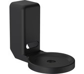 Wall Mounted Speaker Holder for Amazon Echo Dot - Space Saving Bracket with Cable Management (Black/White)
