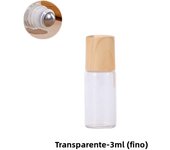1/2/3/5/10ML Cosmetic Container Roll On Glass Bottles For Essential Oil Empty Perfume Bottle Refillable Container With Wood Lid