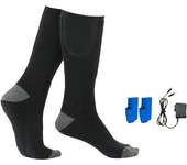 Calcetines Eléctricos para hombres y Mujeres, With rechargable de 4000 mAh cateria, 3 niveles de calefacciónes, calcetines de Algodon PARA EL Aire Libre