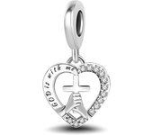 925 Sterling Silver Pink Crown Perfume  Pendant beads Fit Diy Bracelet Necklace Making Gift Of High Quality Jewelry